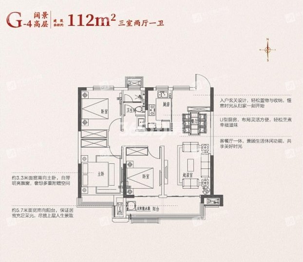 乐富强悦融湾:户型图