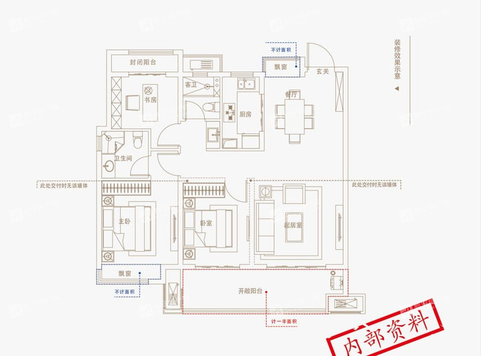 金大地上东天宸:户型图