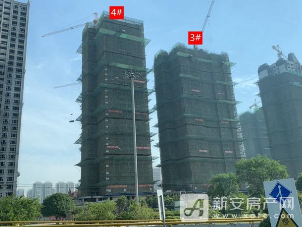 淮南恒大御府5月进度:5#,14#楼绿网已拆除完毕!