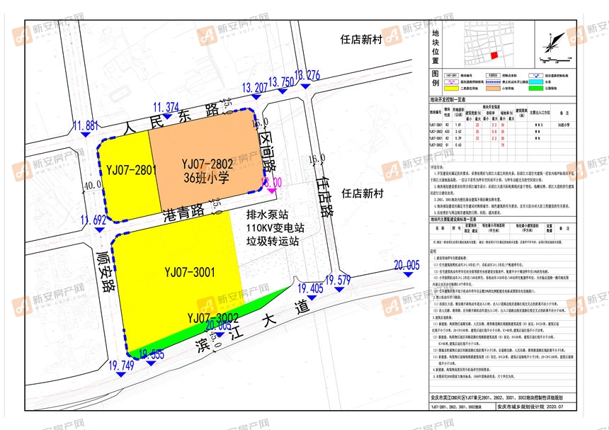 安庆滨江cbd片区4宗地块规划草案出炉 共计170.25亩