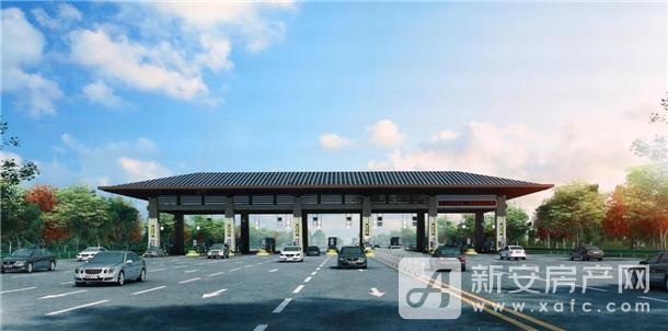 g3京台高速淮北收费站效果图