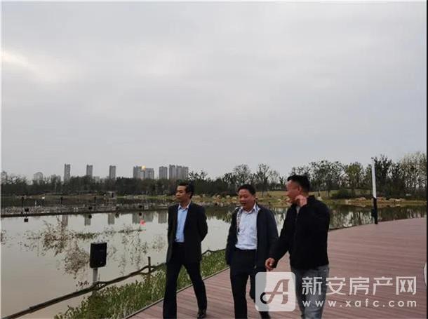 安徽省宿州市杨军市长一行莅临乐湖公园考察
