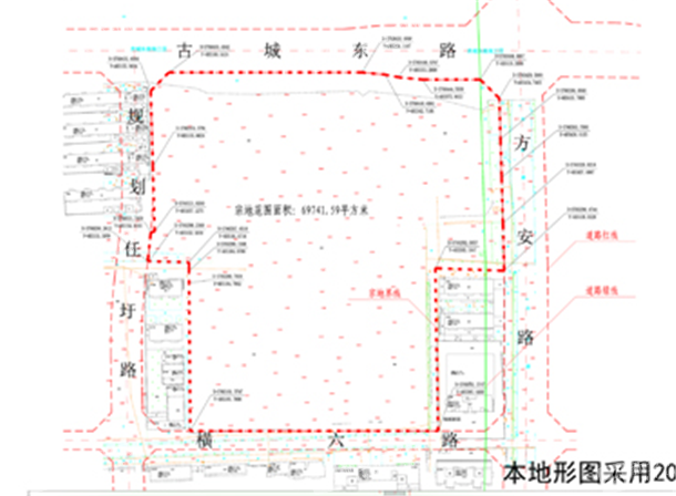 龙源里地块位置示意图