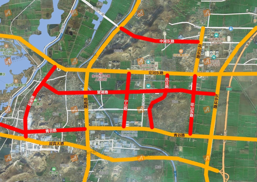 东部新城道路规划图