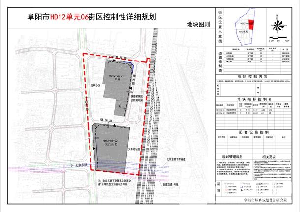 阜阳市HD12单元06街区控制性详细规划_副本