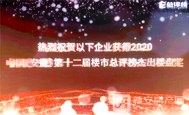 中国（安徽）第十二届楼市总评榜暨年度榜单线上发布