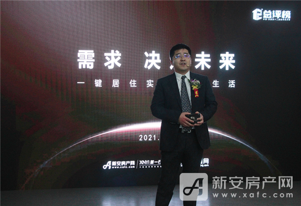 新安房产网董事长李平发表演讲