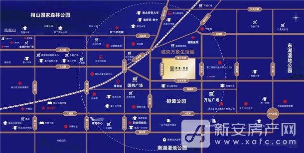 邦泰双玺区位图