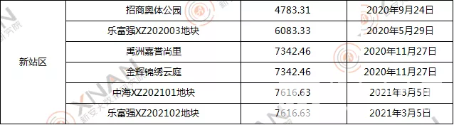 新站纯新盘