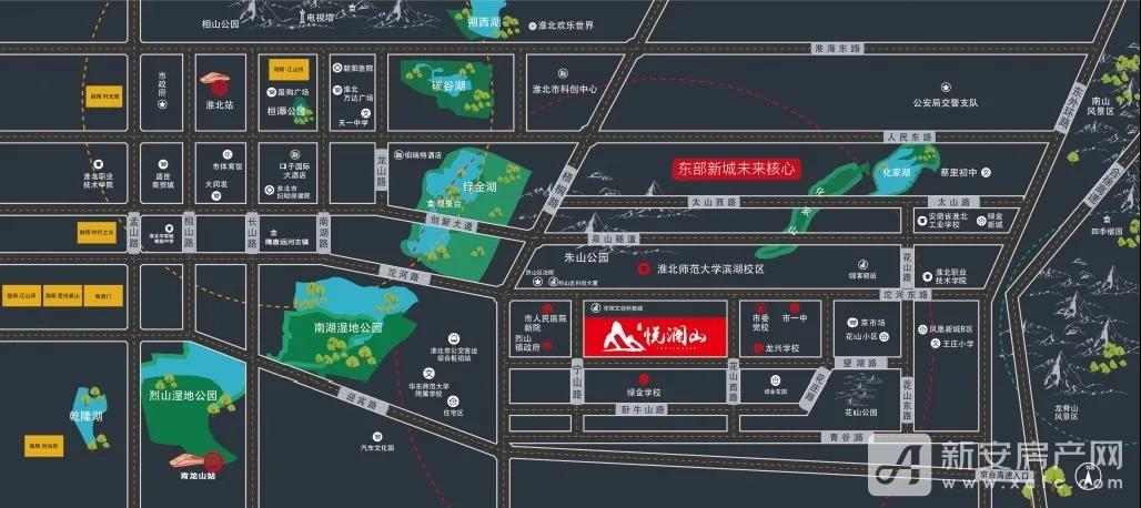 融翔悦澜山区位图