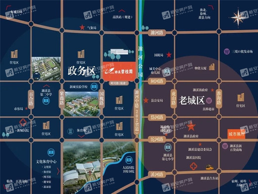濉溪碧桂园区位图