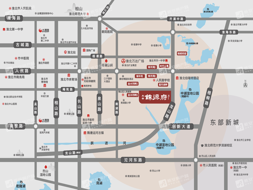 众安锦源府区位图