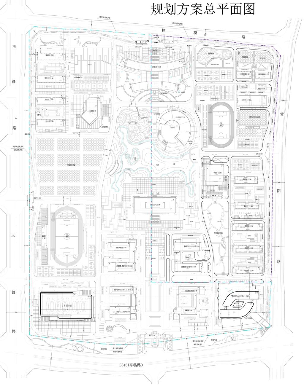 阜阳师范大学信息工程学院新校区建设项目体育馆、产教融合中心规划方案