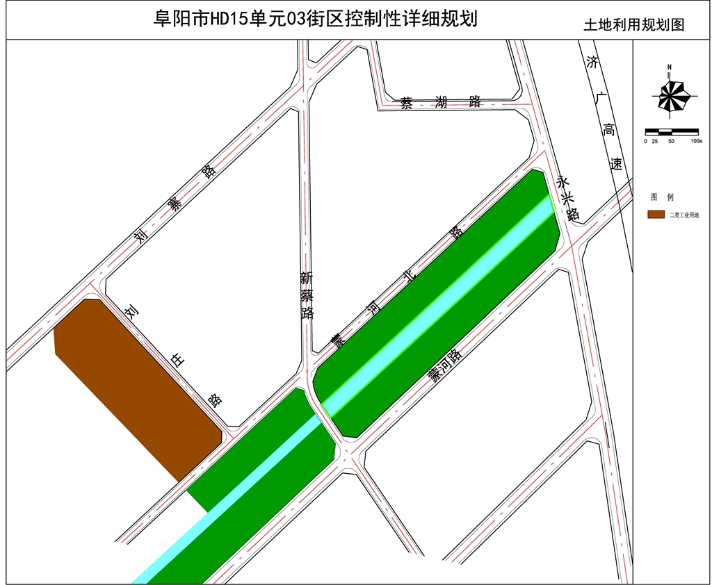 关于对阜阳市HD15单元03街区控制性详细规划方案的公示