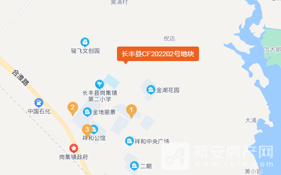 長豐202202地塊位於崗集鎮,周邊廠房較多,地塊內小區較少,居住氛圍